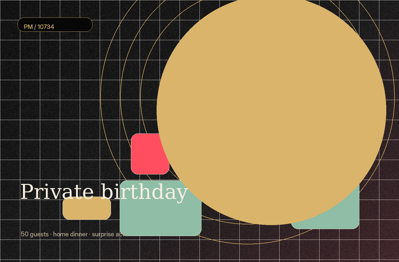 Private birthday